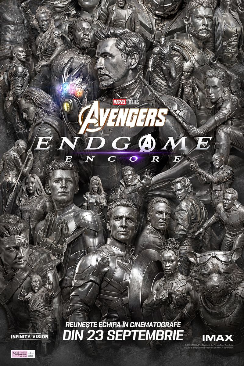 Afis 3D Răzbunătorii: Sfârșitul jocului (Avengers: Endgame Encore)